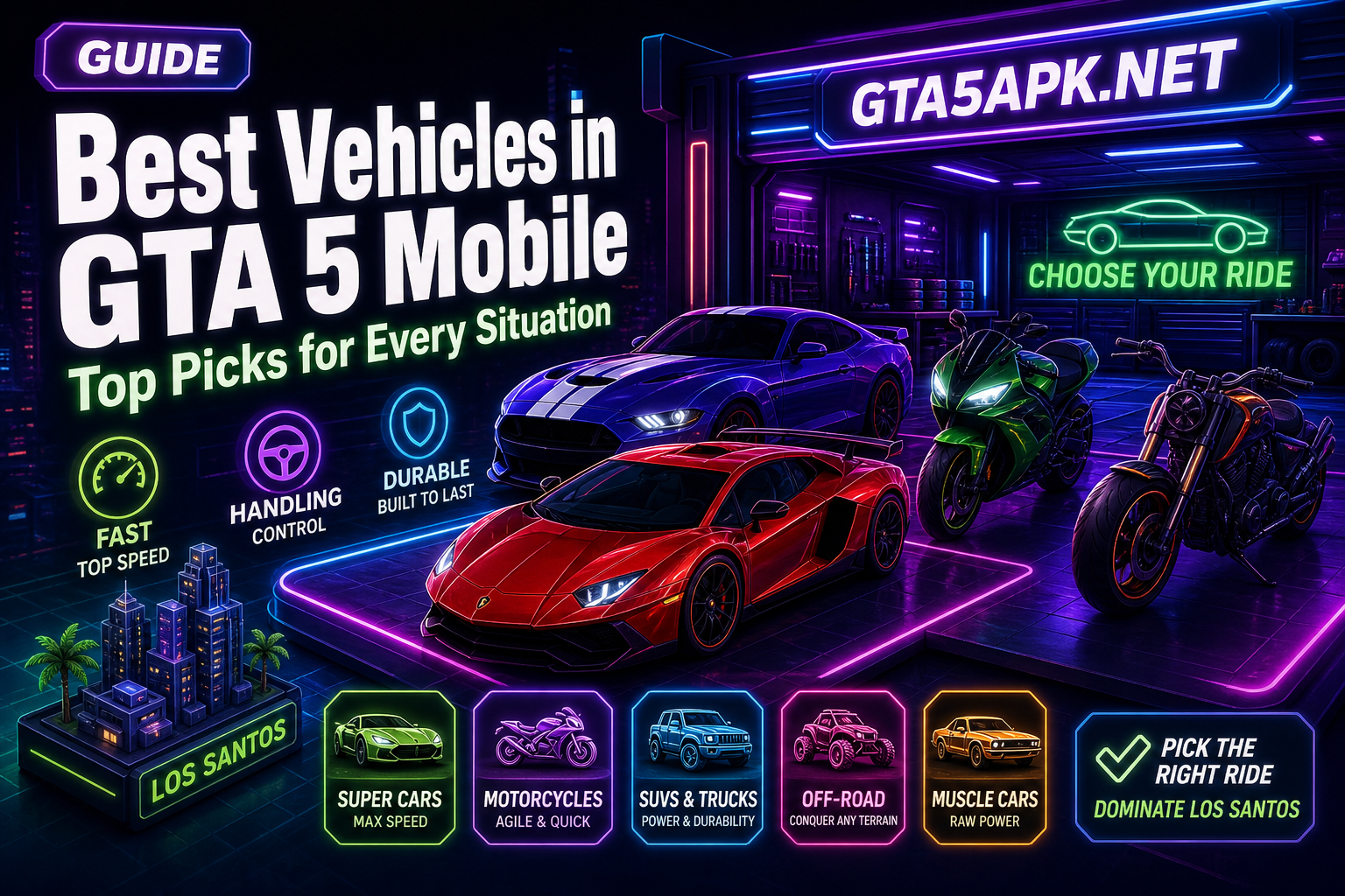 Best Vehicles in GTA 5 Mobile: Top Picks for Every Situation