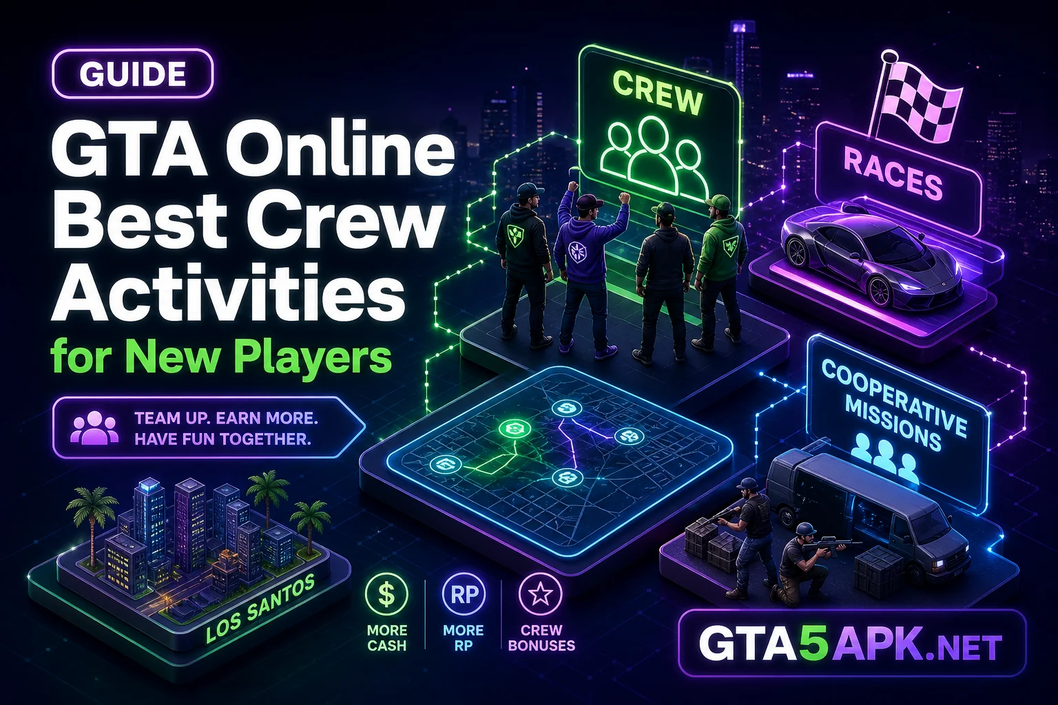 GTA Online: Best Crew Activities for New Players