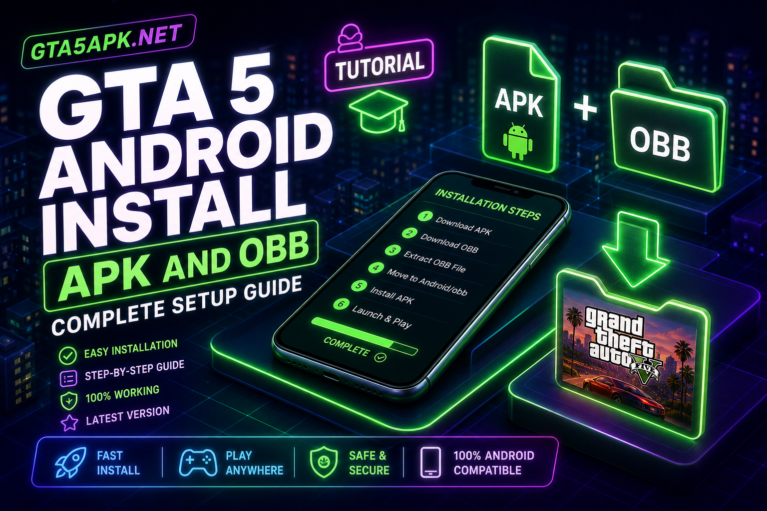 GTA 5 Android install guide - APK and OBB complete setup in four steps