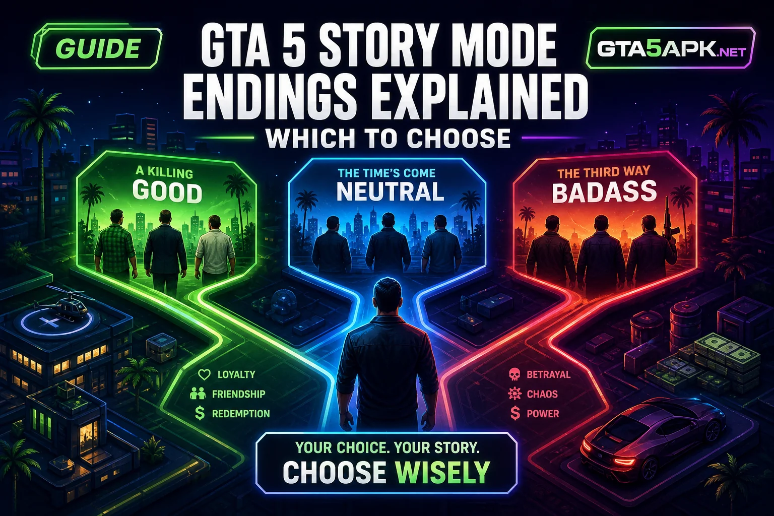 GTA 5 Story Mode Endings Explained: Which to Choose