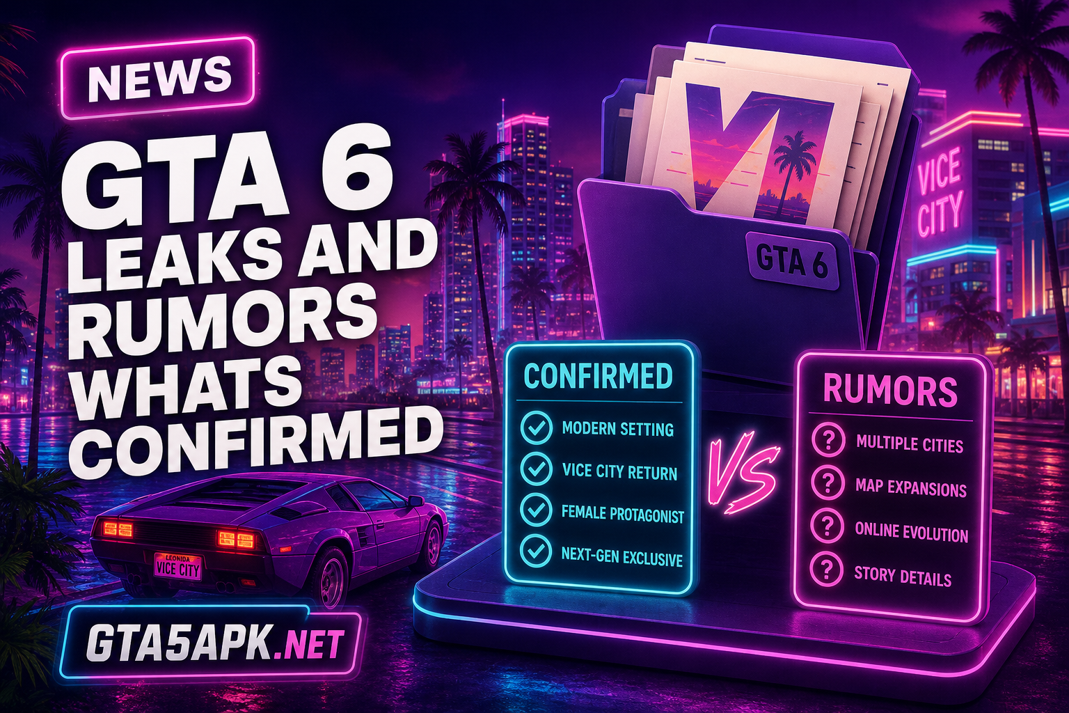 GTA 6 Leaks and Rumors: What's Confirmed