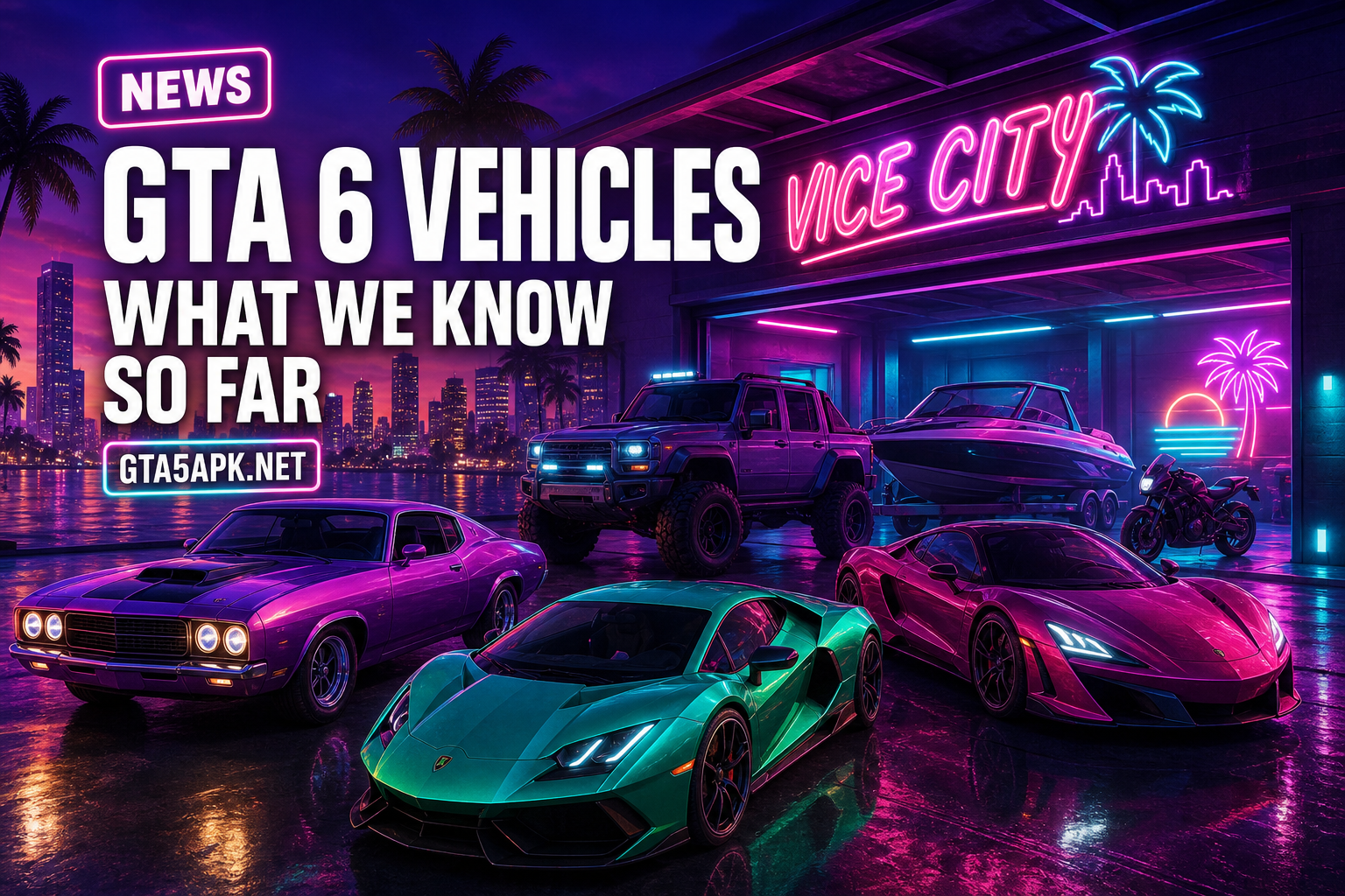 GTA 6 Vehicles: What We Know So Far