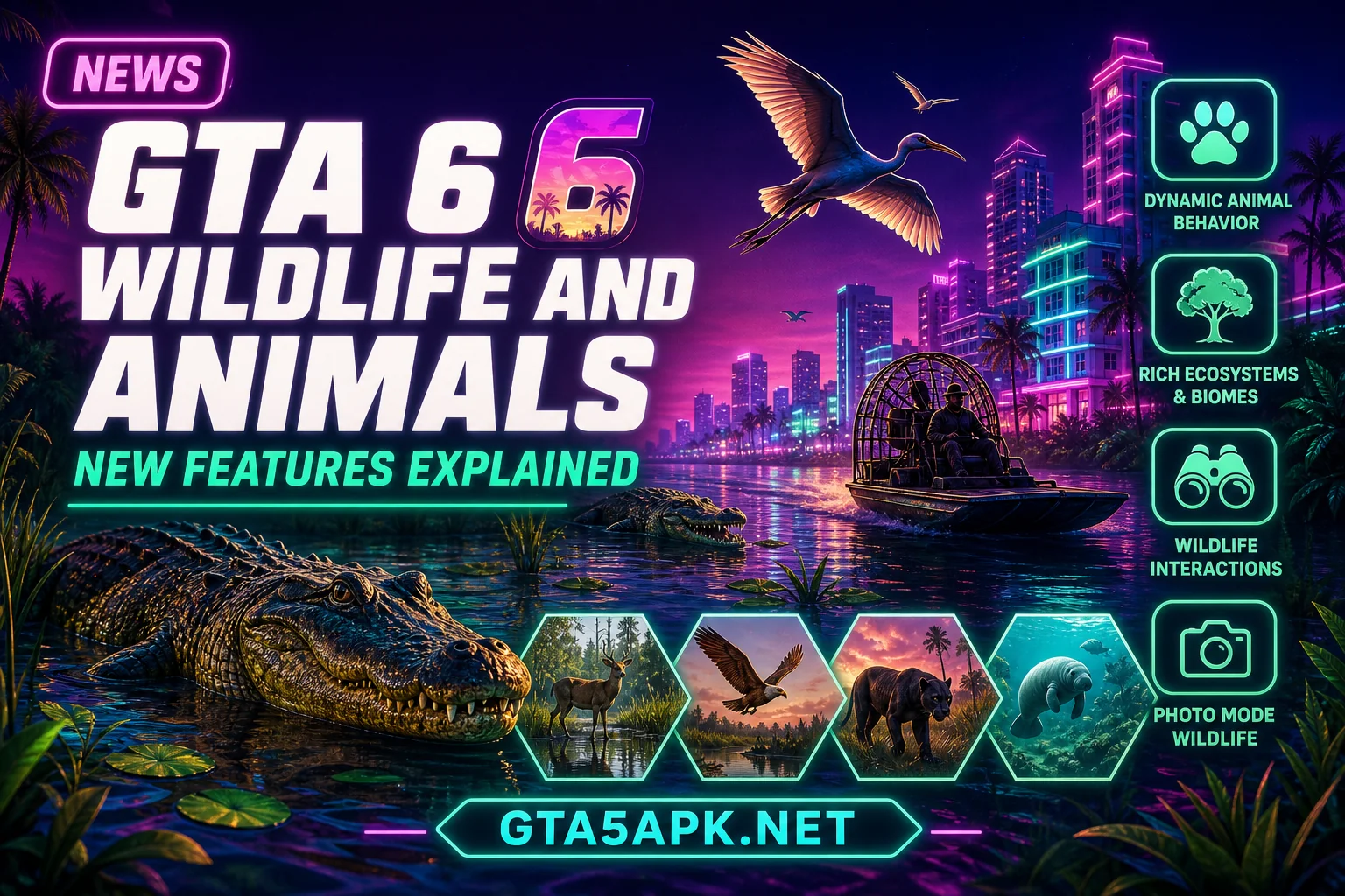 GTA 6 Wildlife and Animals: New Features Explained
