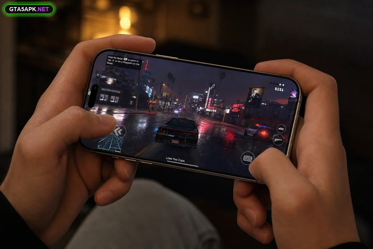 gta 5 ios - night city mobile game